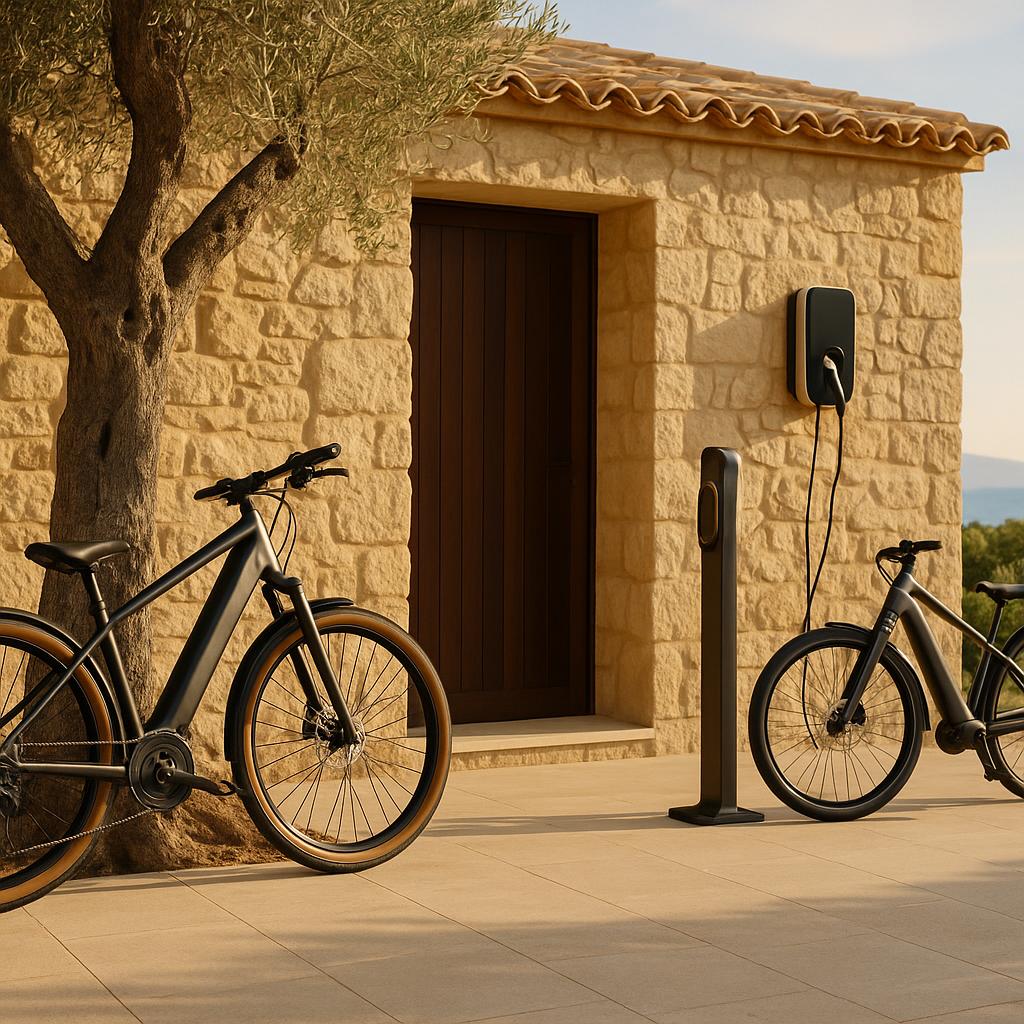 E-bikes available at Loftly villa