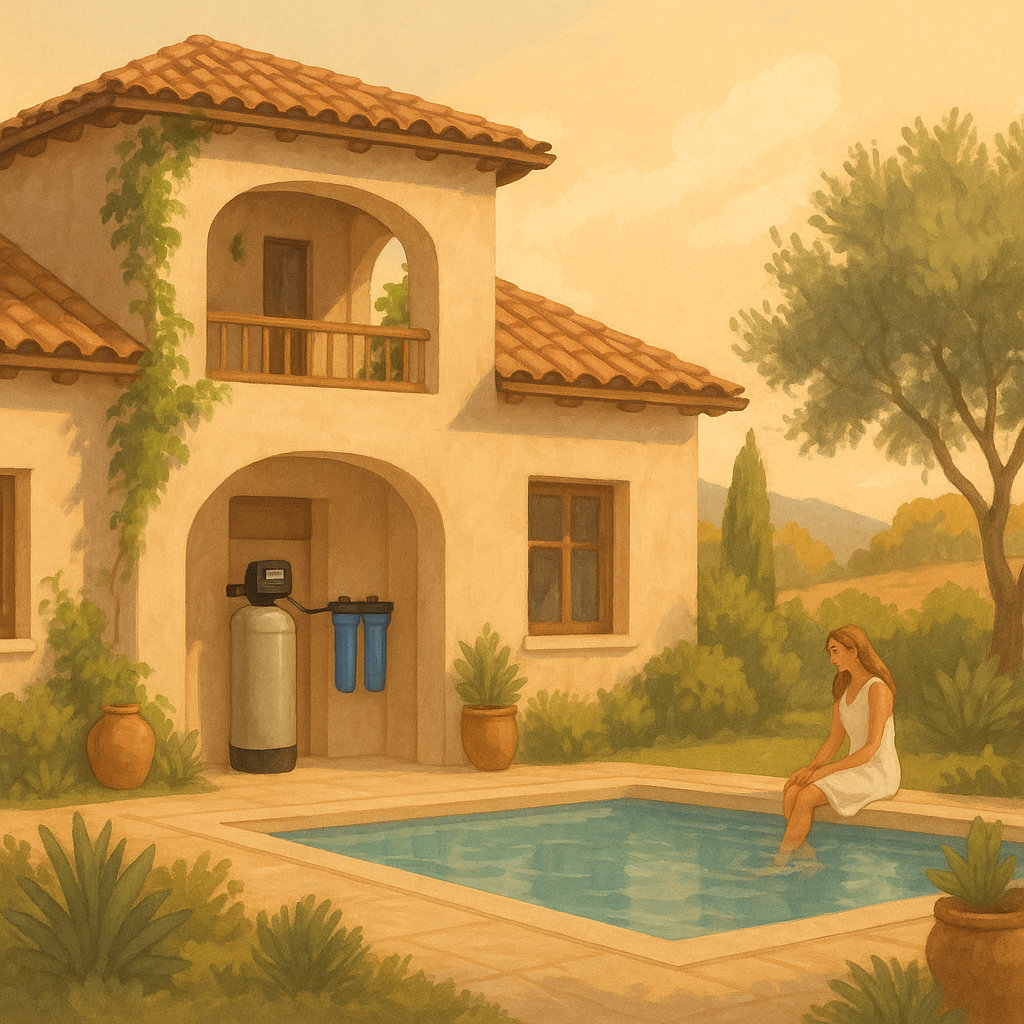 Whole house water purification system